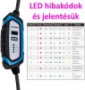 elektromos autó töltőkábel Type2 csatlakozóval, 7.4 kW, 5 m, DUOSIDA