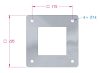 Charging stand with 2 pcs 11kW Duosida wallbox charger, Type2 socket, RFID, WIFI